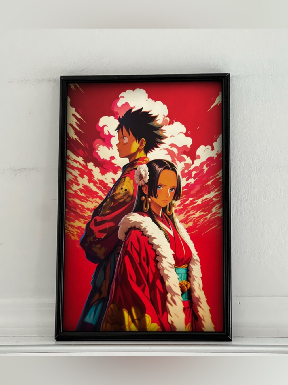 One Piece Boa Hancock Monkey Anime Poster